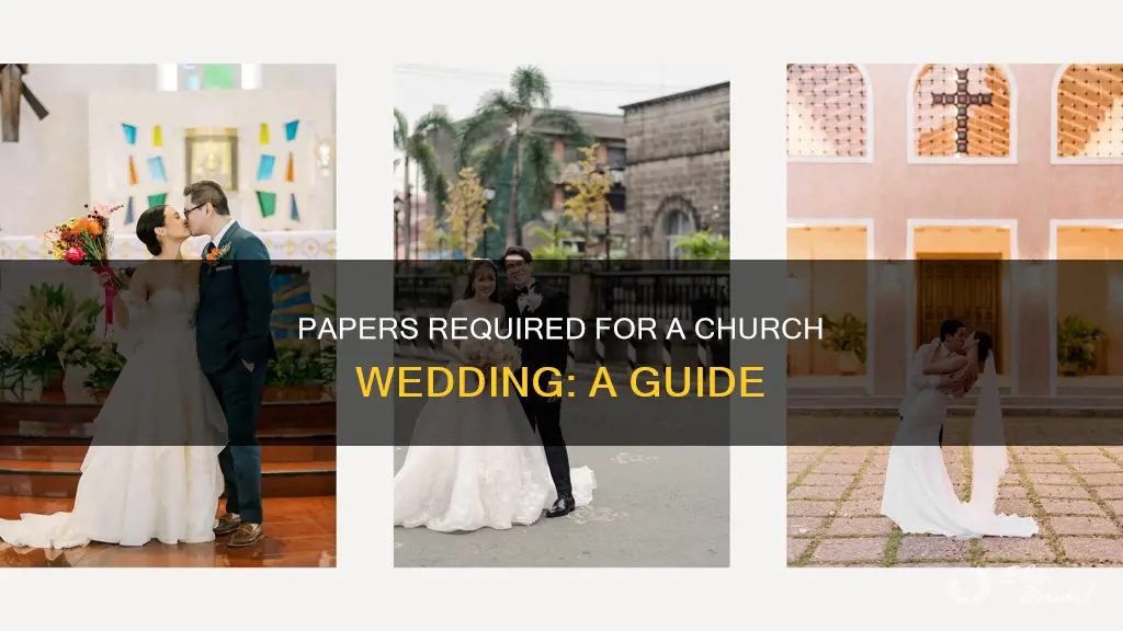 what papers do I need for church wedding