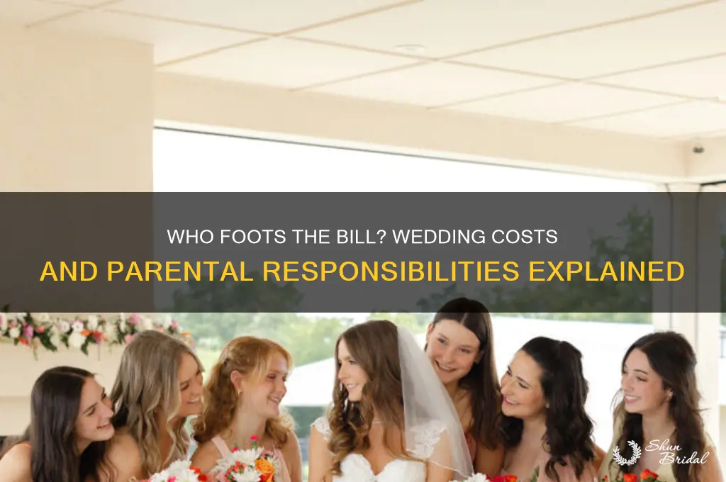 what parent pays for the wedding