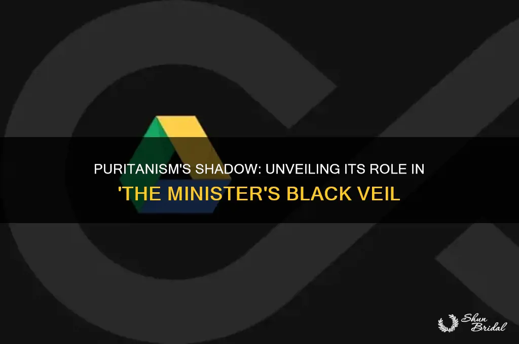what part is puritanism in the minister black veil
