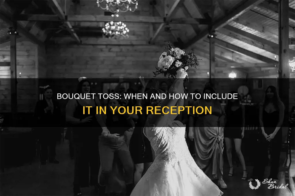 what part of wedding reception do you have the bouquet