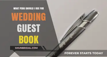 Elegant Pens for Your Wedding Guest Book: A Guide to Choosing the Perfect Writing Tool