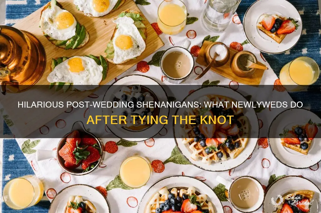 what people do after wedding funny