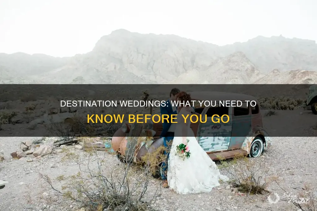 what people who choose destination wedding need to know