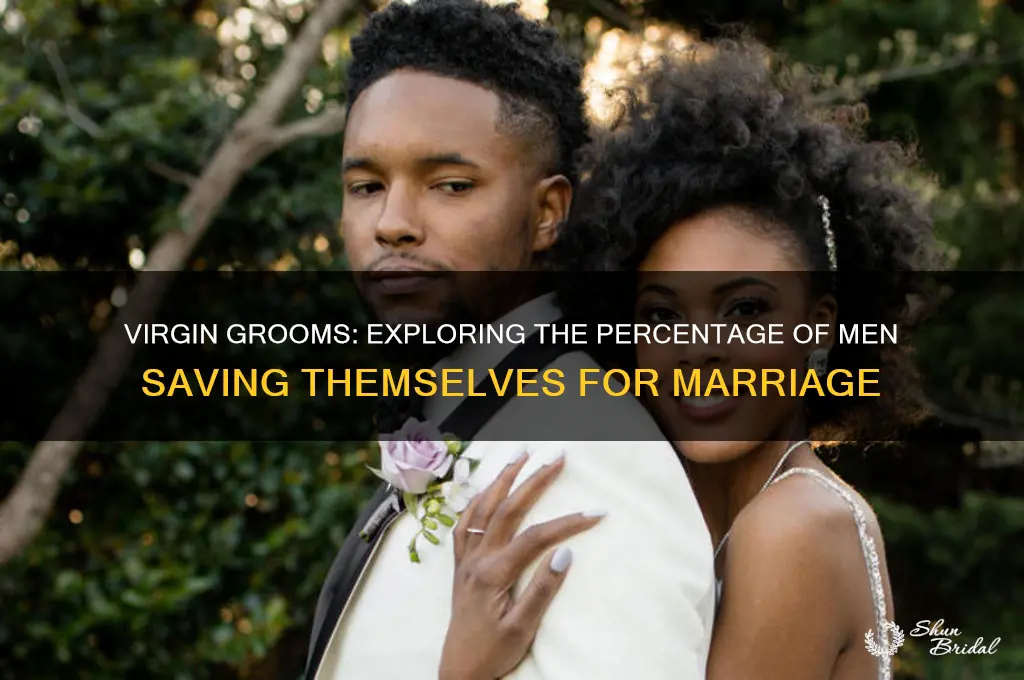 what percent of men are virgins on their wedding night