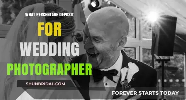 Deposit for Wedding Photographers: How Much?