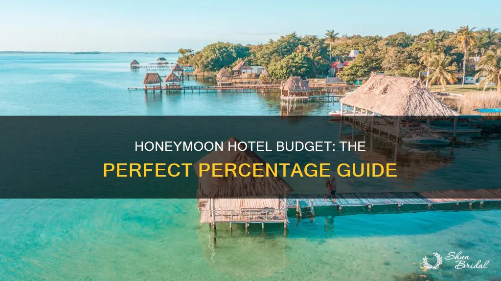 what percentage of honeymoon budget to spend on hotels