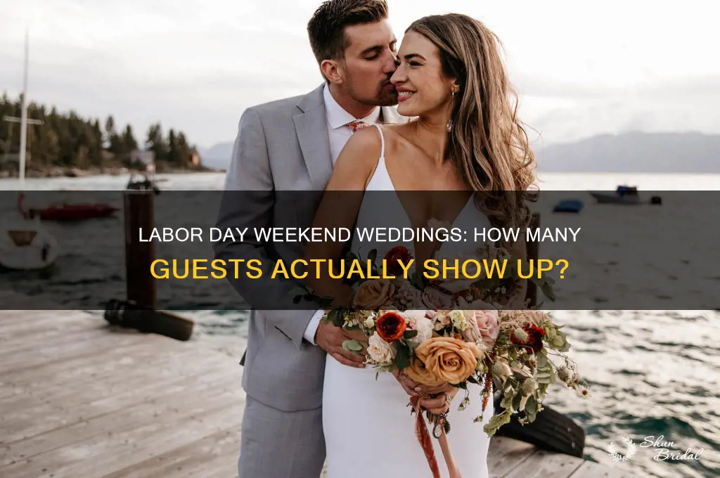 what percentage of people attend labor day weekend weddings