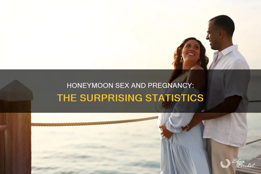 what percentage of people get pregnant on honeymoon