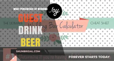 How Much Beer Do Wedding Guests Really Consume? Surprising Stats
