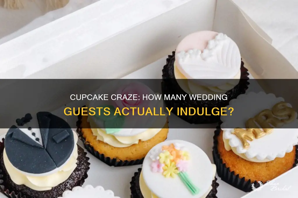 what percentage of wedding guests eat cupcakes