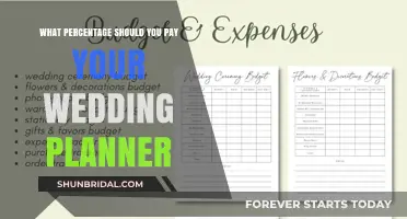 How Much to Budget for Your Wedding Planner: A Percentage Guide