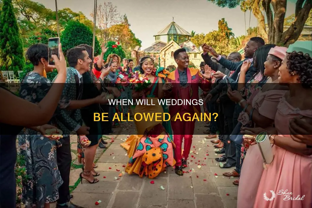 what phase will weddings be allowed