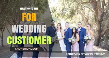 Perfect Photo Sizes for Wedding Customers