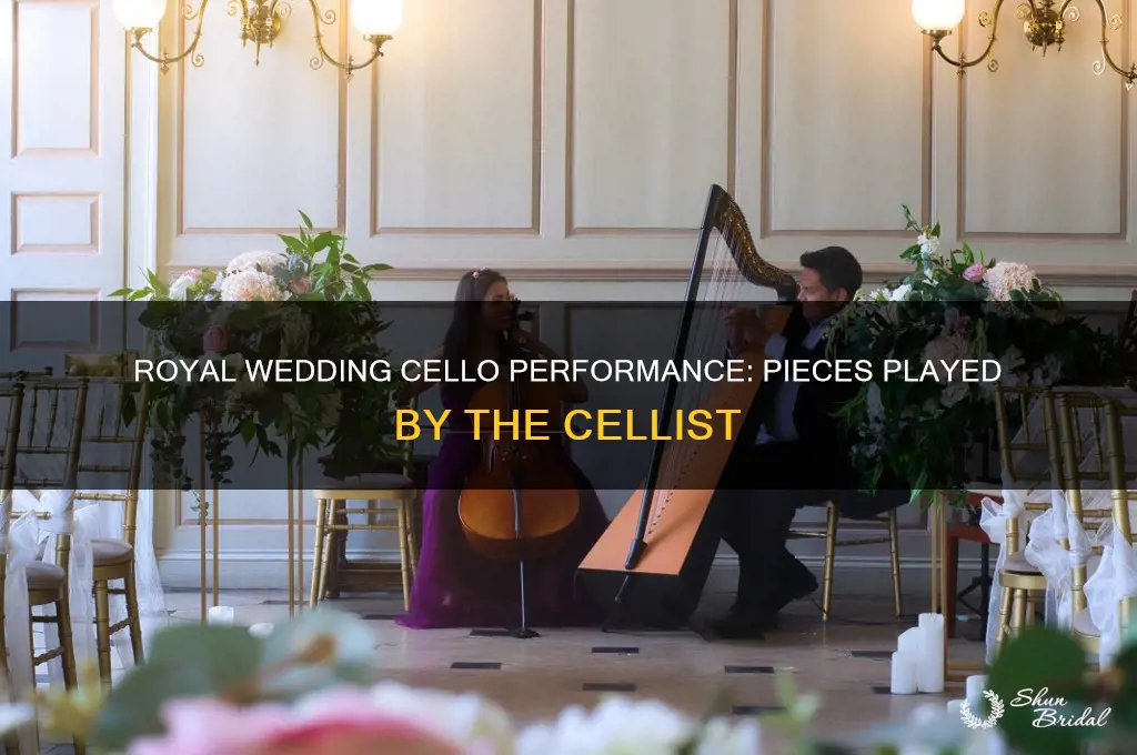 what pieces did the cellust play at the royal wedding