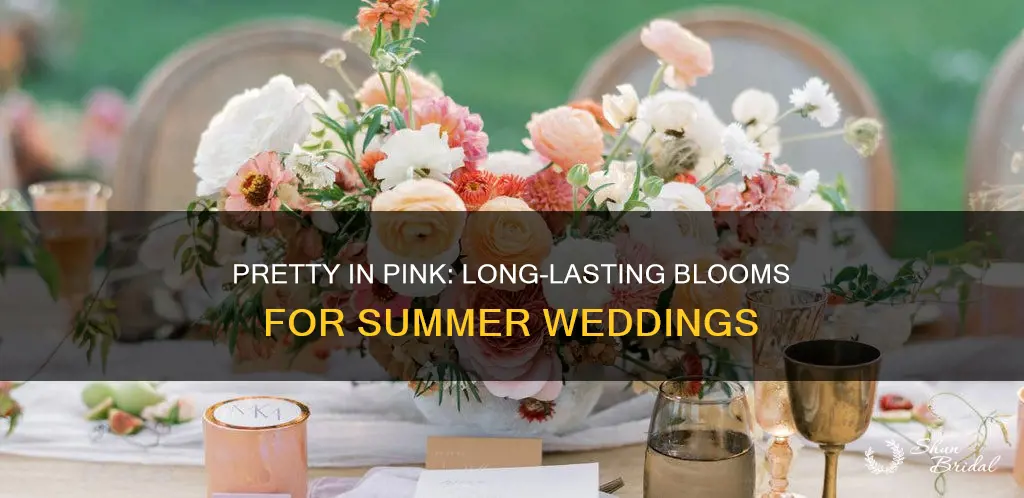 what pink summer flowers hold up best for wedding