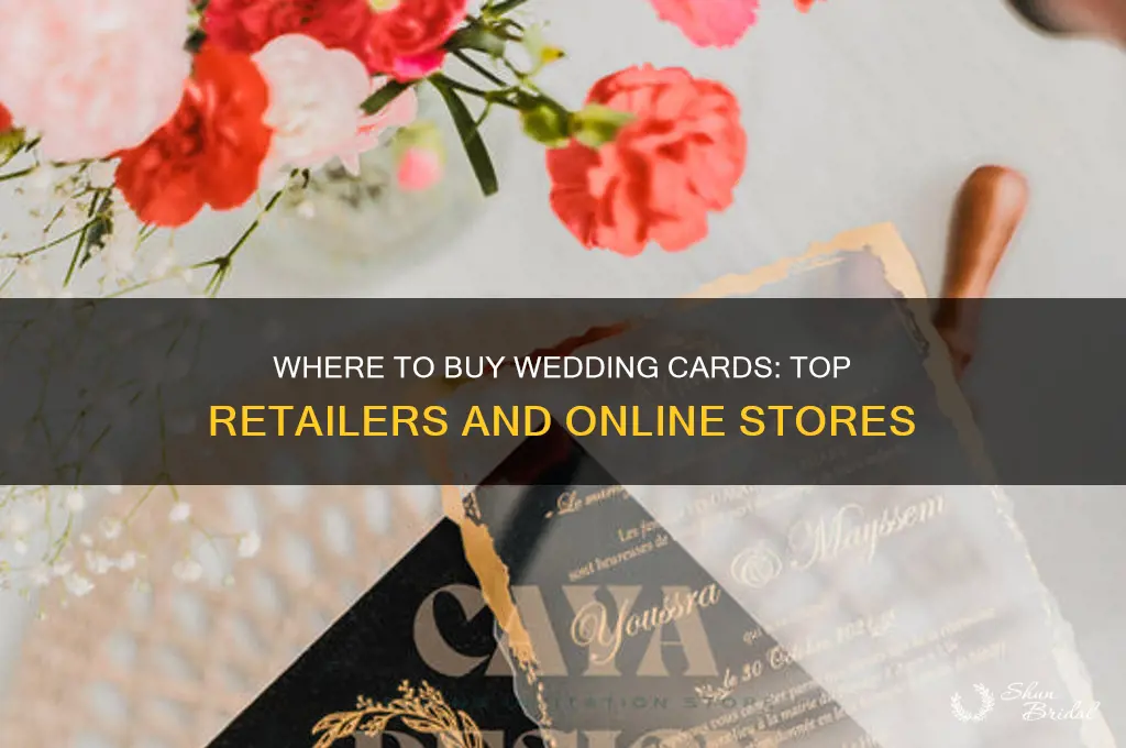 what places sell wedding cards