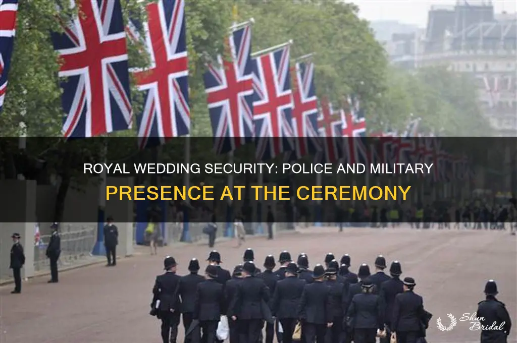 what police or military personnel were at the royal wedding