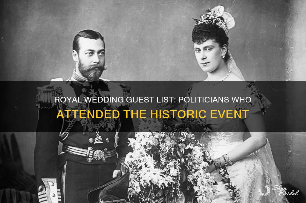 what politicians were at the royal wedding