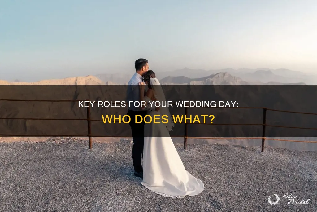 what positon are needed in a wedding