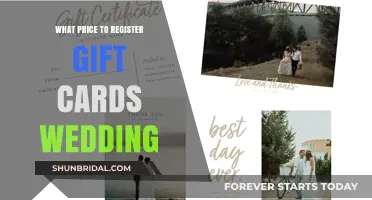 Wedding Gift Card Etiquette: How Much Should You Register For?