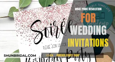 Print Resolution for Wedding Invites: Understanding DPI for Crisp Prints