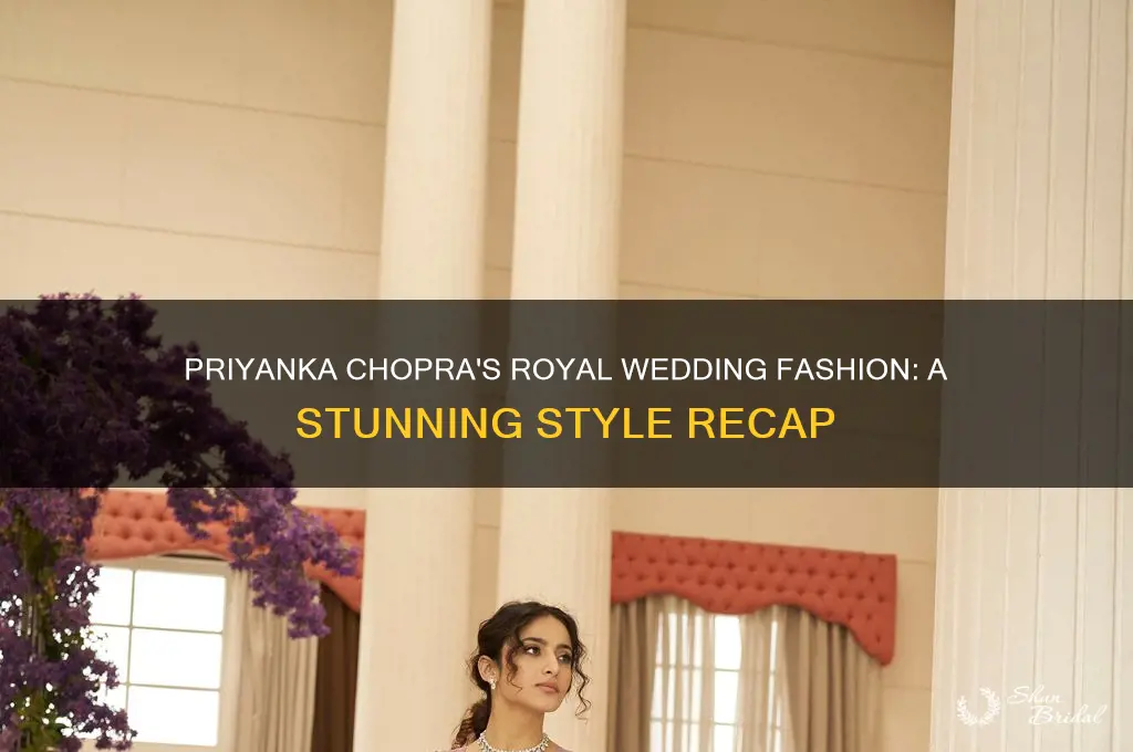 what priyanka chopra wore on royal weddings