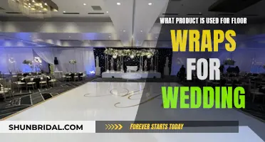 Customizable Floor Wraps for Weddings: Product and Guide