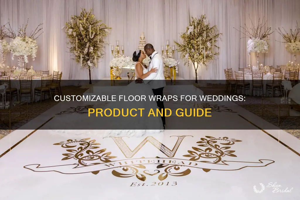 what product is used for floor wraps for wedding