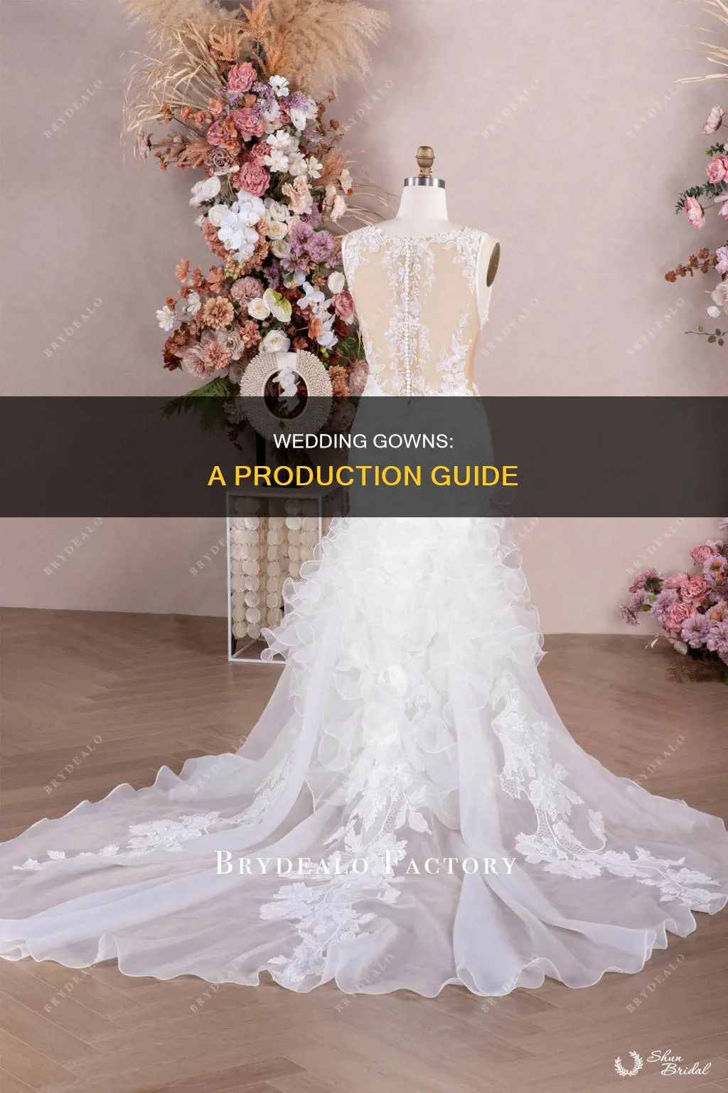 what production type would wedding gowns be used