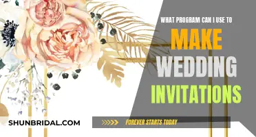 Designing Wedding Invitations: Software for the Perfect Invite