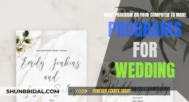 Easy Wedding Planning with Computer Programs