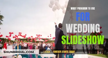 Best Software for Wedding Slideshows