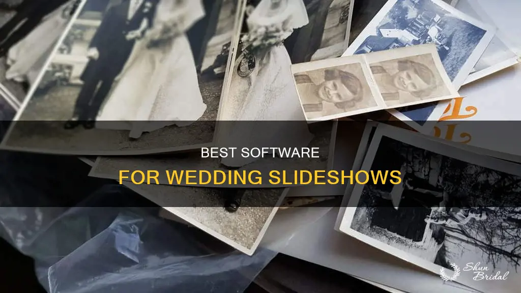 what program to use for wedding slideshow