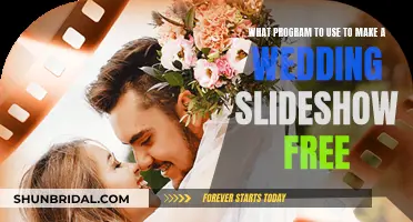 Best Free Programs to Create Wedding Slideshows