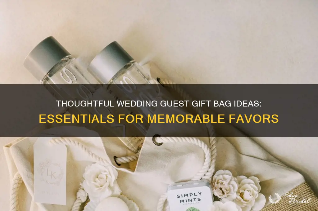 what put into wedding guests gift bags