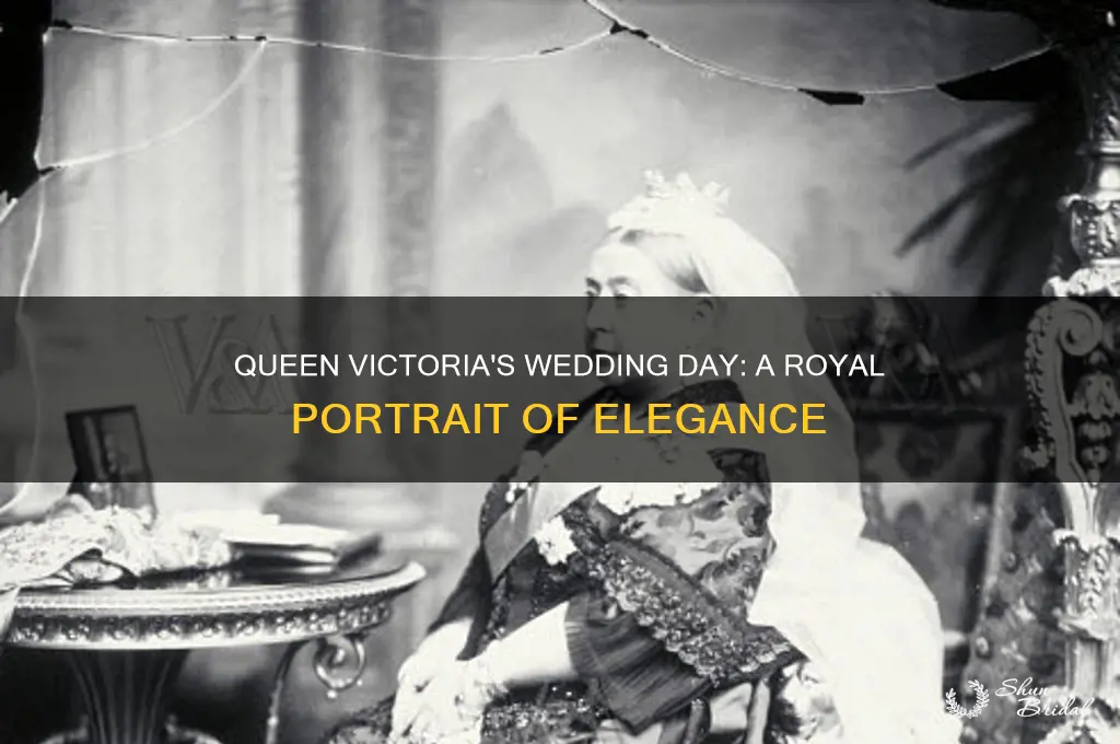 what queen victoria looked like on her wedding day