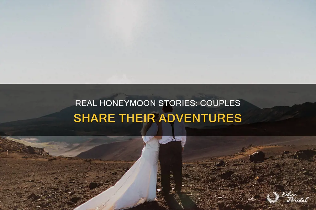 what reaal couples did on honeymoon