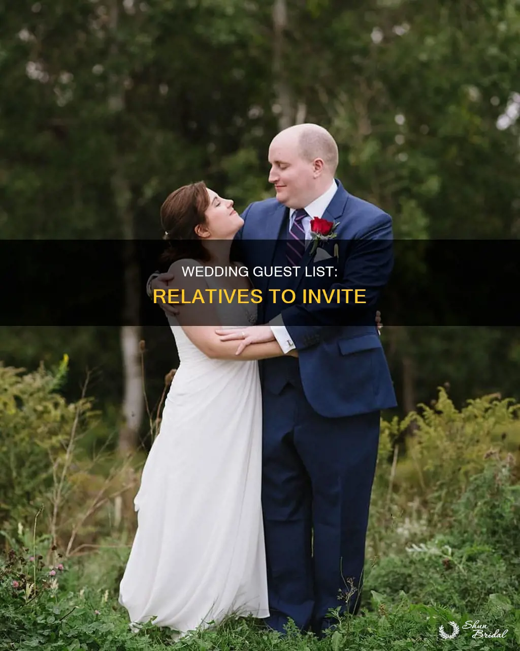 what relatives should be invited to a wedding