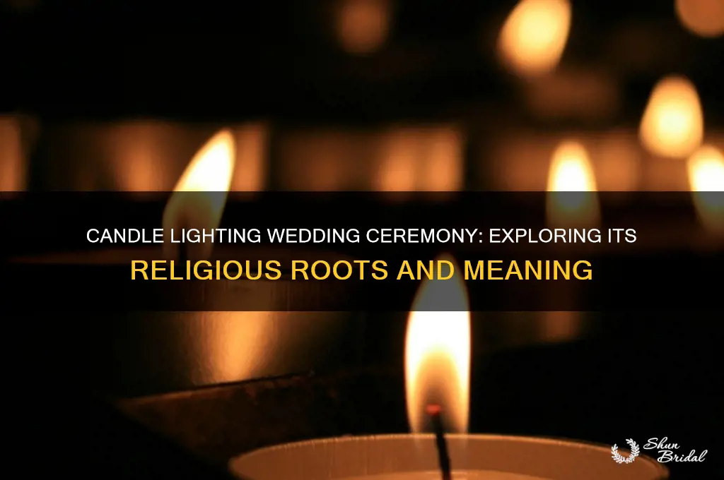 what religion does a candle lighting wedding ceremony