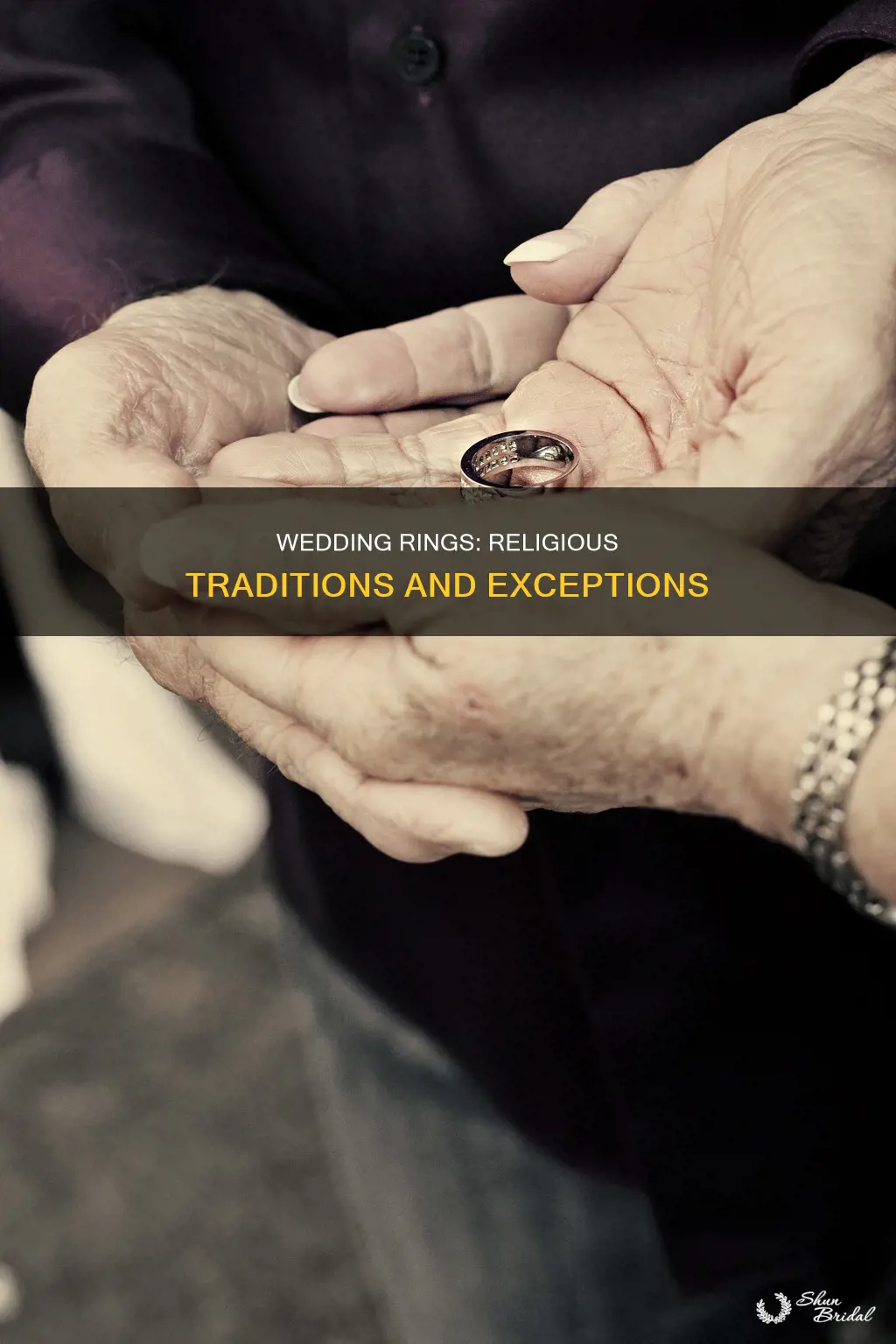 what religion does not exchange wedding rings