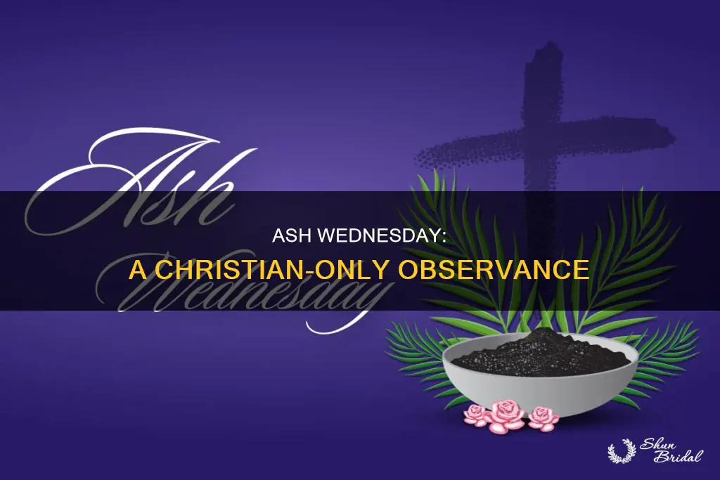 what religions celebrate ash wed