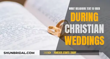 The Bible's Role in Christian Weddings