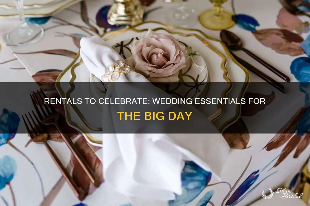what rentals do we need for wedding