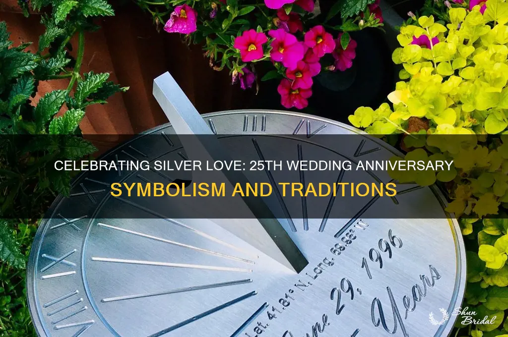what represents 25th wedding anniversary