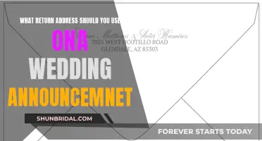 Addressing Wedding Announcements: Return Address Essentials