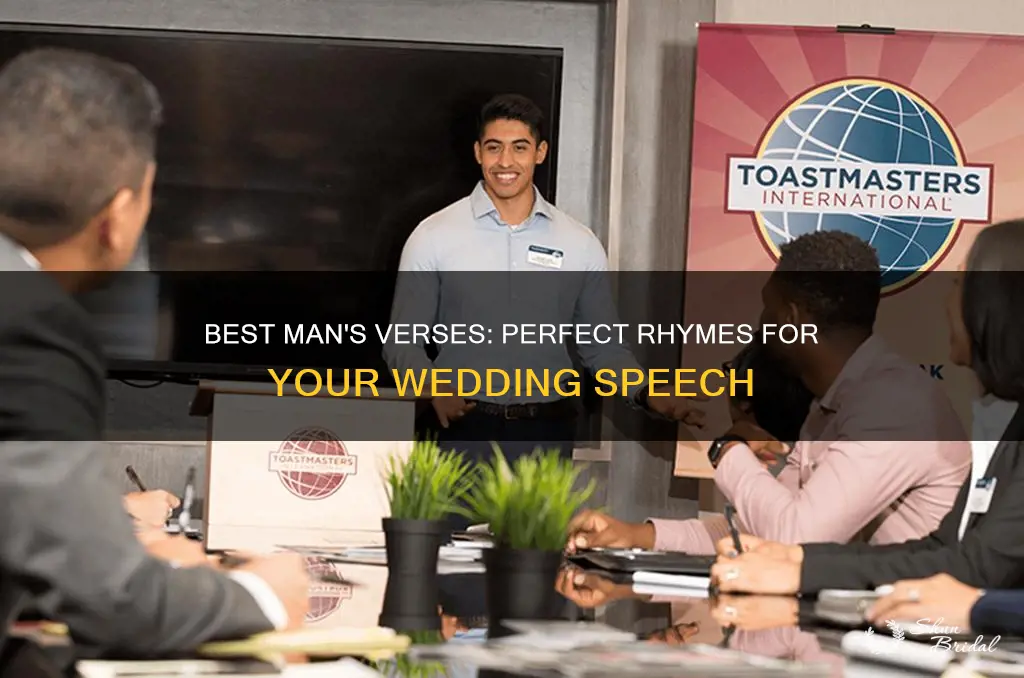 what rhymes with best man