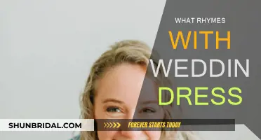 Rhyming Guide for Wedding Dresses