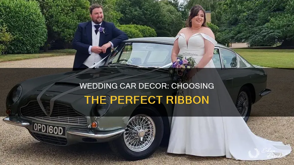 what ribbon do you use for wedding cars