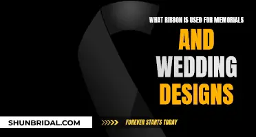 Satin Ribbons: Weddings and Memorials