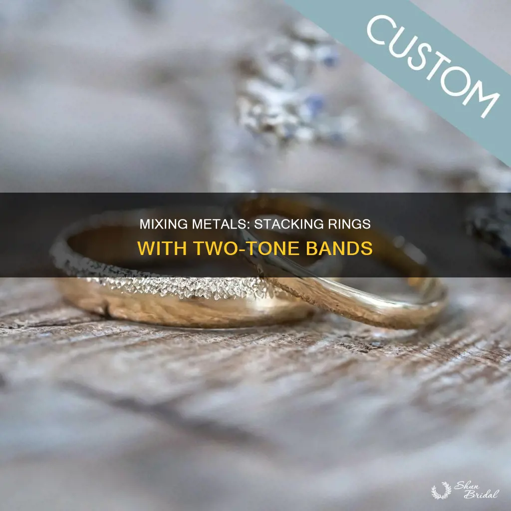 what ring could go with a two tone wedding band